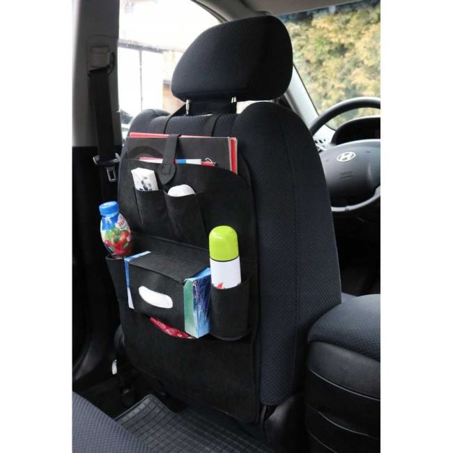 Organizator pentru scaun auto din fetru Iso Trade MY3431 BBJMY3431_Negru