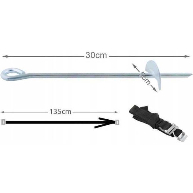 Set 4 ancore pentru trambulina Malatec MY2907 BBJMY2907_Initiala