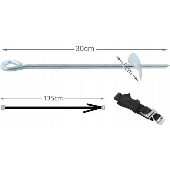 Set 4 ancore pentru trambulina Malatec MY2907 BBJMY2907_Initiala