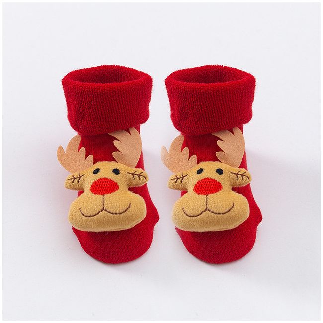 Sosetele flausate pentru bebelusi - Jucarioare de Craciun MBSKK147-C16