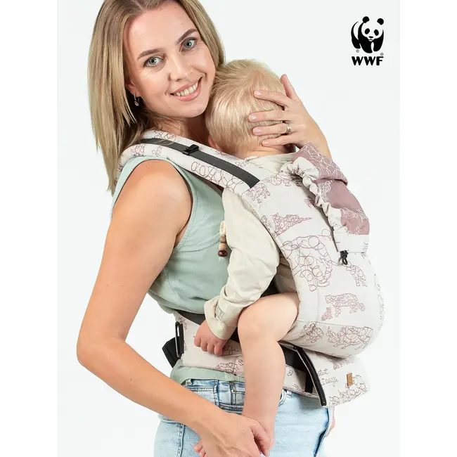 Marsupiu isara quick full buckle v2 wildlife sandy