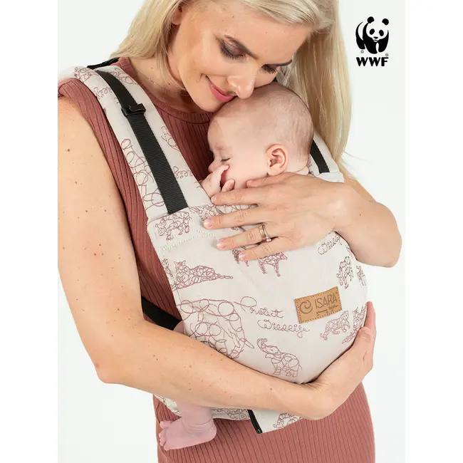 Marsupiu isara quick full buckle v2 wildlife sandy