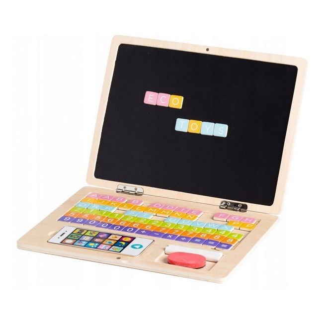 Laptop educational din lemn g068 ecotoys edeg068