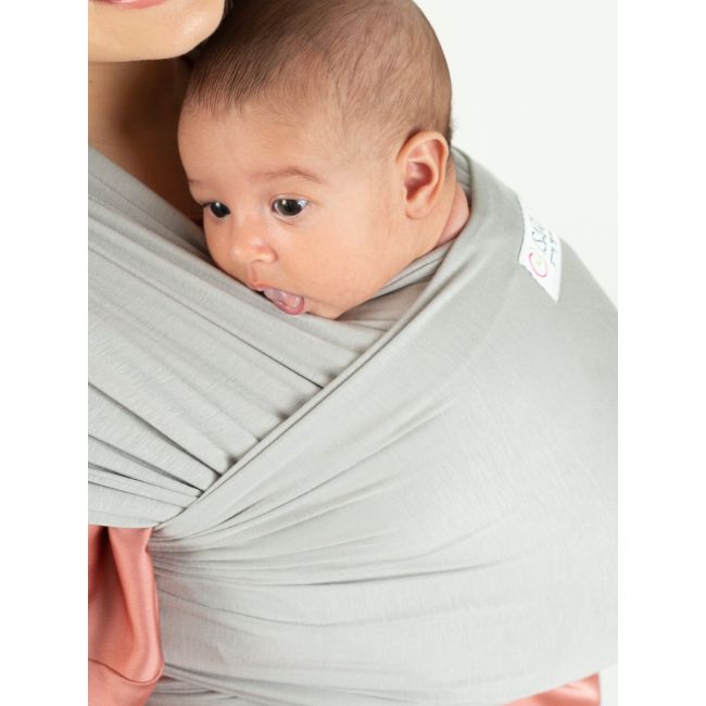 Wrap elastic isara silver grey