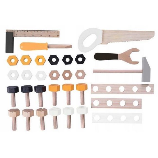 Banc de lucru din lemn 32 piese ecotoys edeedi1176n