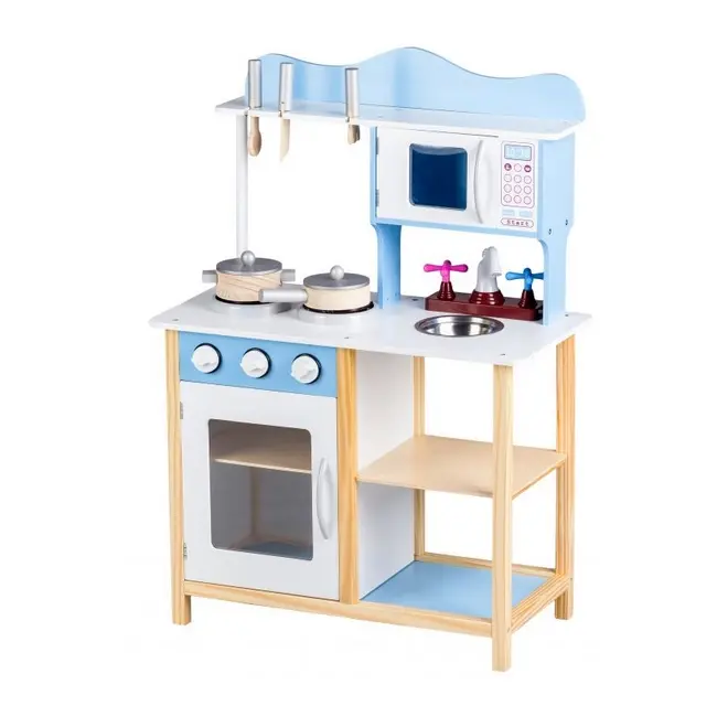 Bucatarie copii ecotoys tk040 - albastra edeeditk040blue