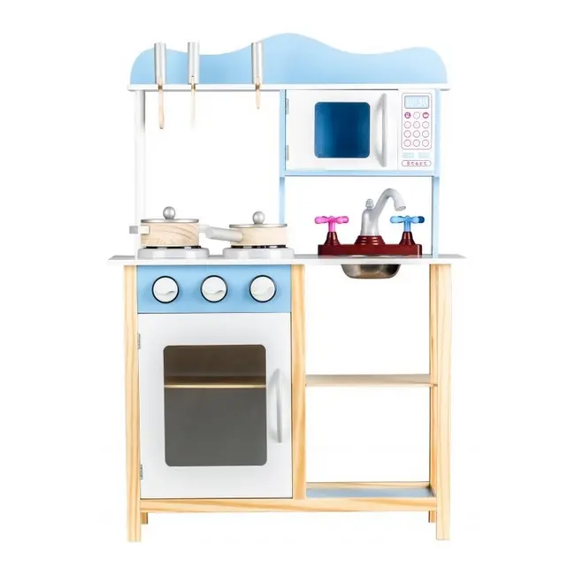 Bucatarie copii ecotoys tk040 - albastra edeeditk040blue