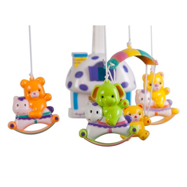 Carusel muzical sun baby 013 cu lampa, sunete si jucarii edeedib10.013.1.1