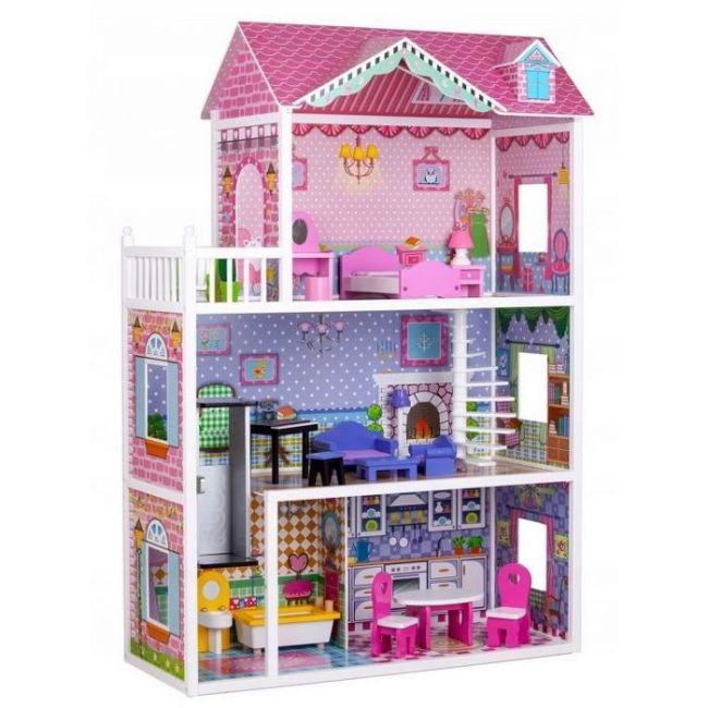 Casuta de basm capsunica ecotoys cu lift tl43004c  edeeditl43004c