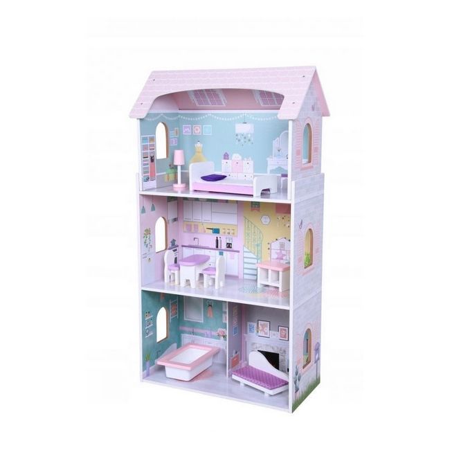 Casuta de basm din lemn ecotoys 4121 edeedi4121