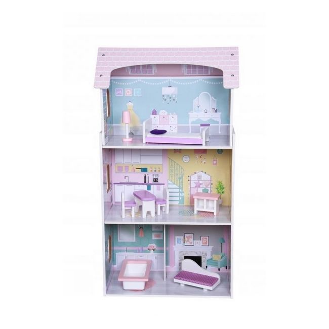 Casuta de basm din lemn ecotoys 4121 edeedi4121