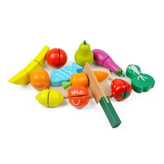 Fructe si legume din lemn ecotoys hm015202 edeedihm015202