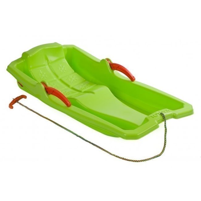 Sanie copii marmat karol cu manere si frana - verde edeedi6012green