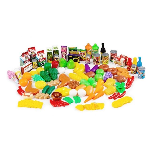Set alimente fructe si legume ecotoys 120 buc edeedihc356108