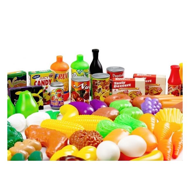 Set alimente fructe si legume ecotoys 120 buc edeedihc356108