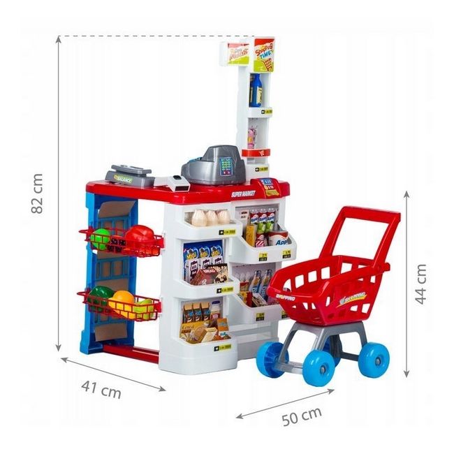 Set de joaca stand supermarket ecotoys hc206441  edeedihc206441