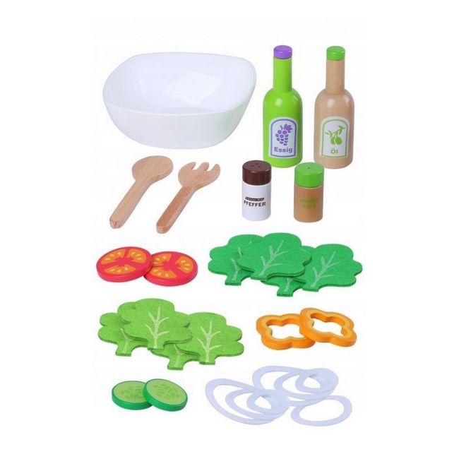 Set legume pentru salata cu bol ecotoys edeedi4303