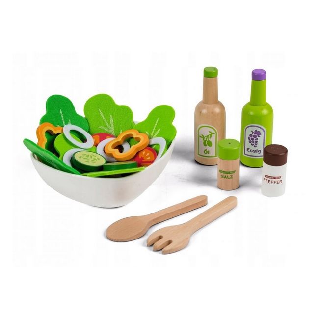 Set legume pentru salata cu bol ecotoys edeedi4303