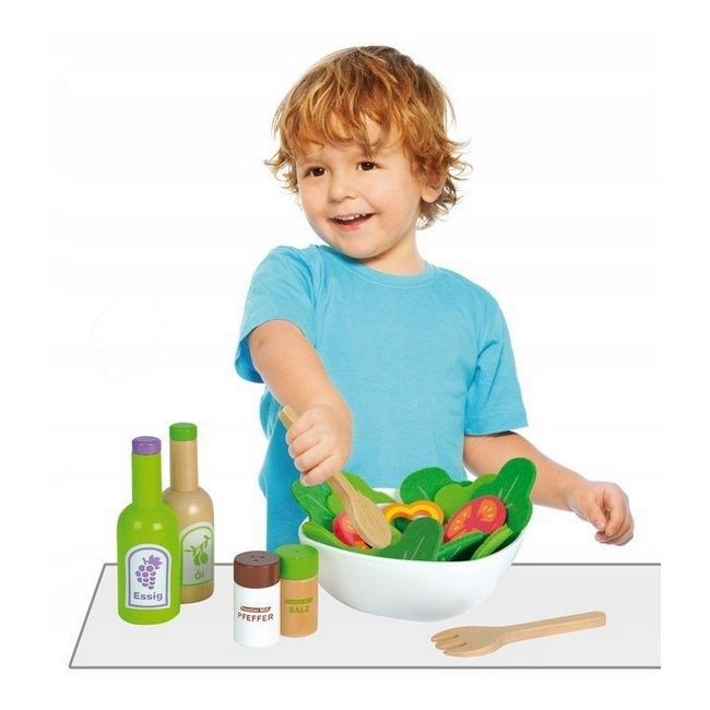 Set legume pentru salata cu bol ecotoys edeedi4303