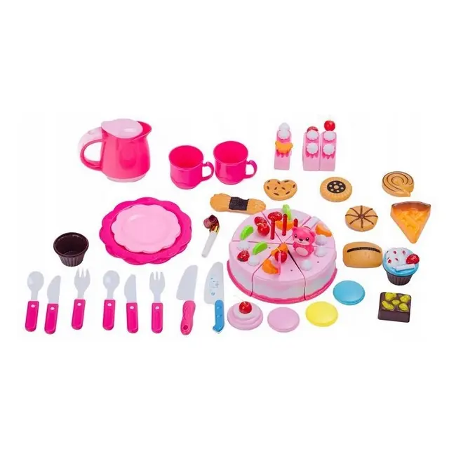 Set tort aniversar cu accesorii ecotoys edehc324745