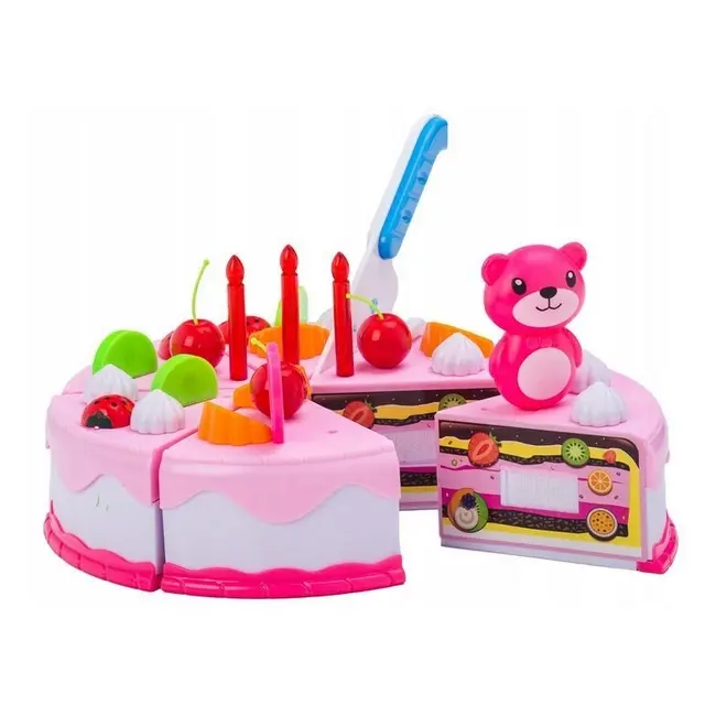 Set tort aniversar cu accesorii ecotoys edehc324745