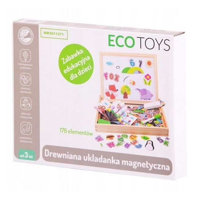 Tabla educationala cu magnet ecotoys edeedihm3011271