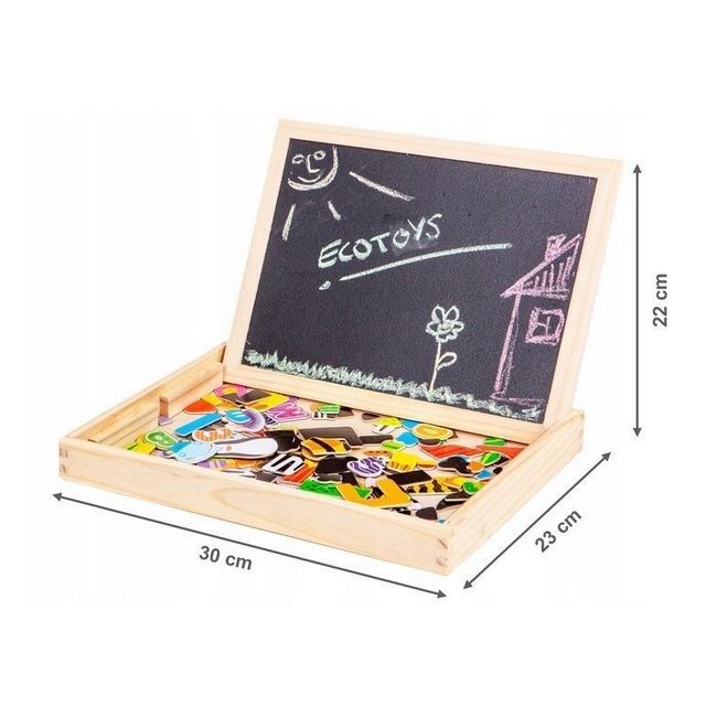 Tabla educationala cu magnet ecotoys edeedihm3011271