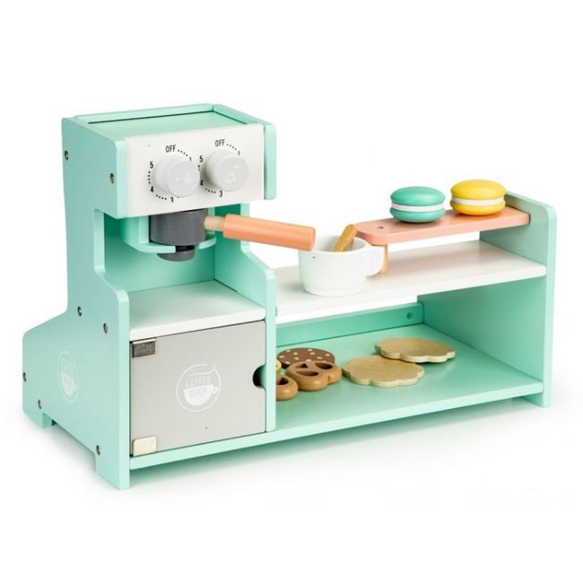 Bucatarie de lemn, coffee shop ecotoys 4442 edeedi4442