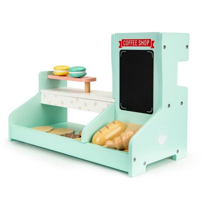 Bucatarie de lemn, coffee shop ecotoys 4442 edeedi4442