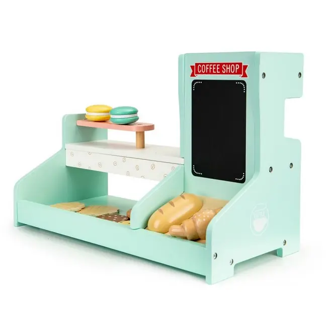 Bucatarie de lemn, coffee shop ecotoys 4442 edeedi4442