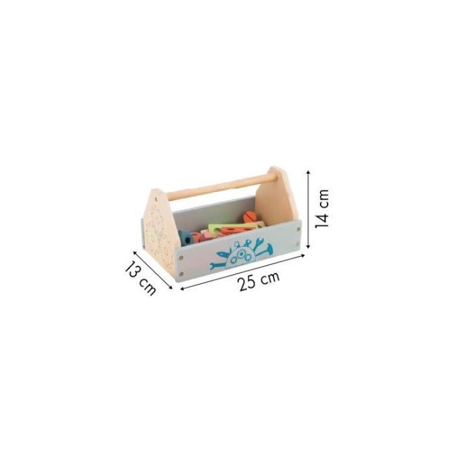 Cutie cu unelte din lemn ecotoys tl80013 edeeditl80013