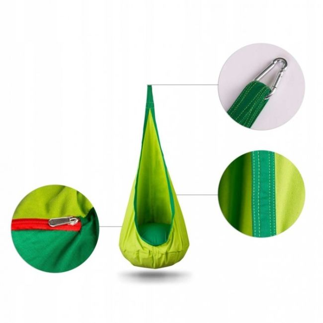 Leagan suspendat kokon neo-sport - verde edeedi110002