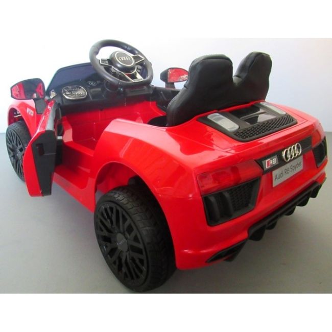 Masinuta electrica cu telecomanda audi r8 r-sport - rosu edeedir8rosu