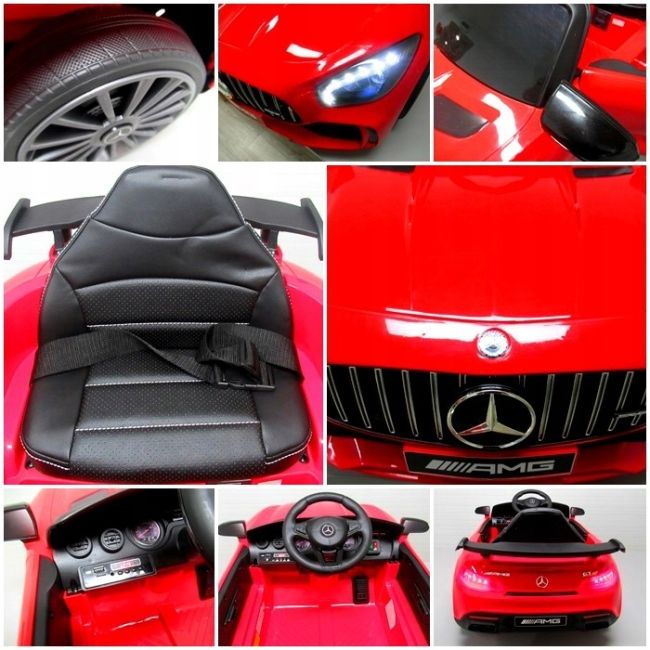 Masinuta electrica cu telecomanda mercedes amg gtr-s r-sport - rosu edeediamggtrrosu