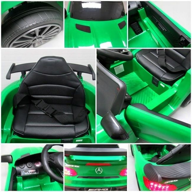 Masinuta electrica cu telecomanda mercedes amg gtr-s r-sport - verde edeediamggtrverde