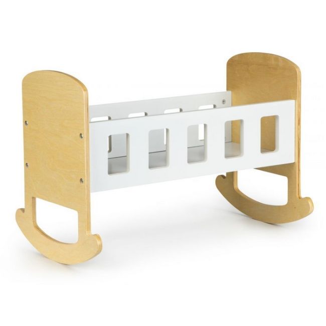 Patut balansoar din lemn pentru papusi ecotoys esc-w-0195 edeediesc-w-0195