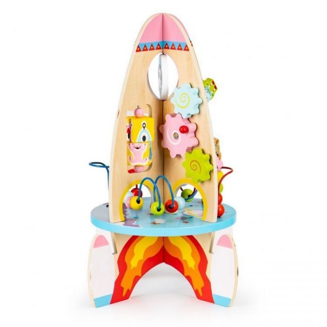 Racheta educationala din lemn 8 in 1 ecotoys tl88037 edeeditl88037