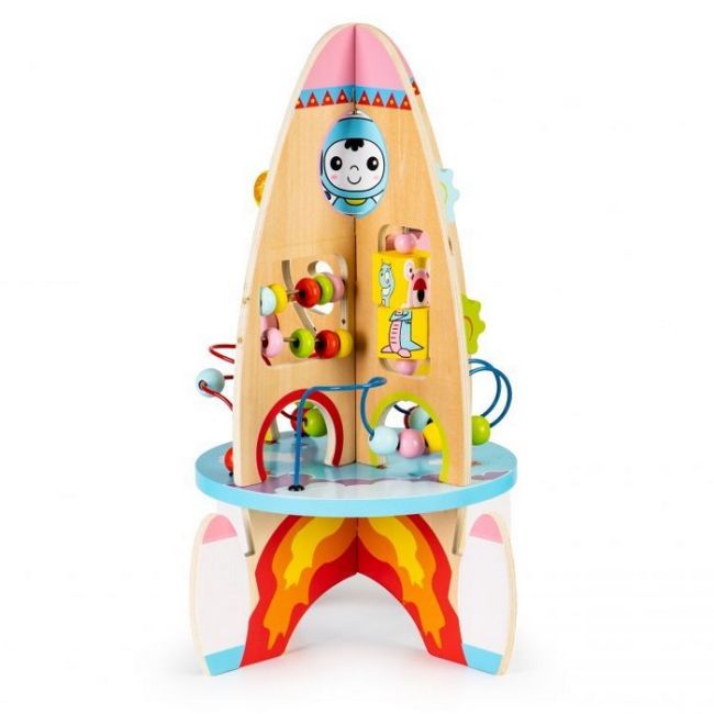 Racheta educationala din lemn 8 in 1 ecotoys tl88037 edeeditl88037