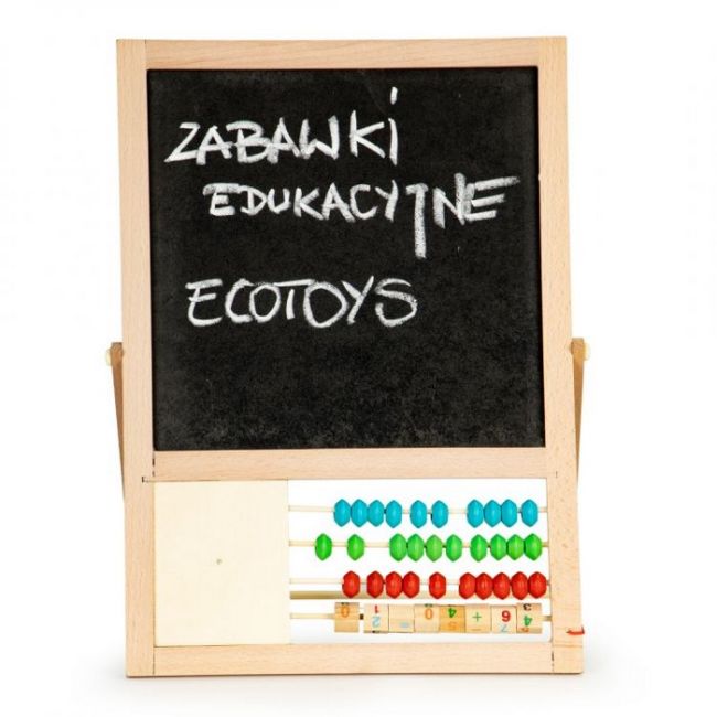 Tabla educationala cu abac si numere ecotoys mb385 edeedimb385
