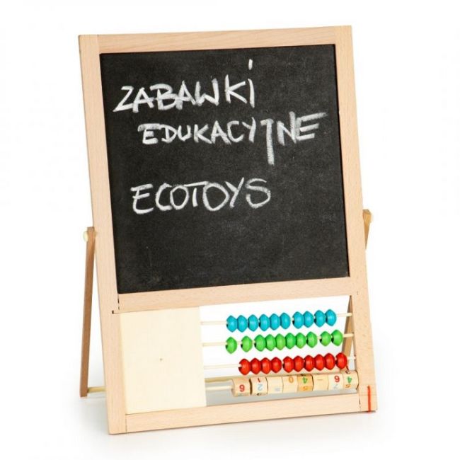 Tabla educationala cu abac si numere ecotoys mb385 edeedimb385
