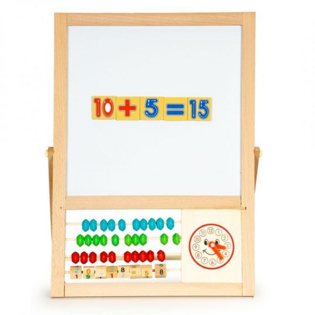 Tabla educationala cu abac si numere ecotoys mb385 edeedimb385