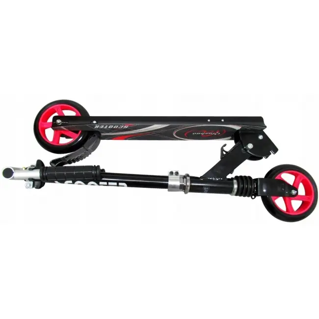 Trotineta pliabila cu roti de 145 mm r-sport h7 - negru - rosu edeedih7rosu