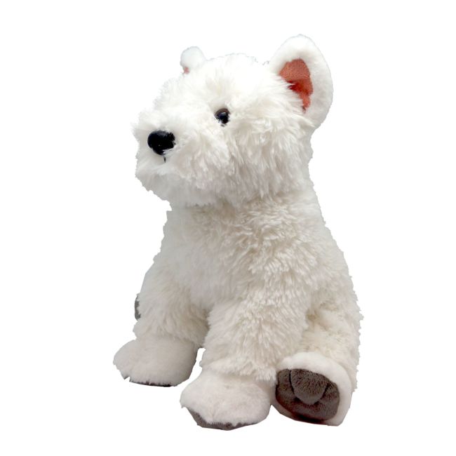 Catel westie - west highland white terrier - jucarie plus wild republic 30 cm wr22162