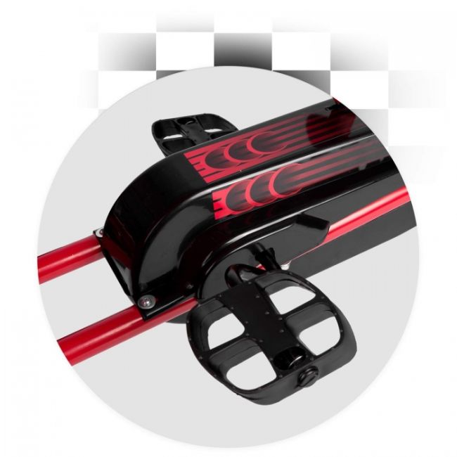 Kart cu pedale si roti gonflabile gokart rk-593 ricokids 759300, rosu edeedi759300