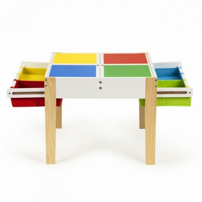 Set de masa cu doua scaune pentru copii ecotoys xkf002 edeedixkf002