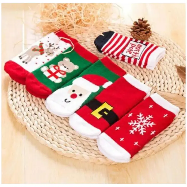 Sosetele flausate pentru bebelusi - Merry Christmas MBSKK148-C21