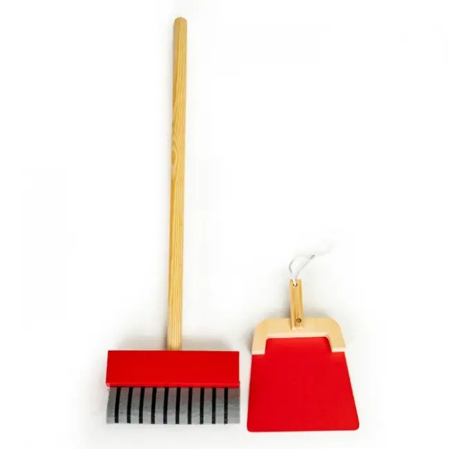 Antemergator din lemn xxl cu aspirator si elemente pentru curatenie ecotoys 4404 edeedi4404