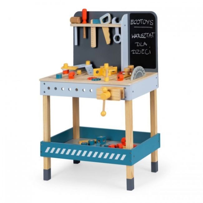 Banc de lucru din lemn ecotoys esc-w-033 edeediesc-w-033