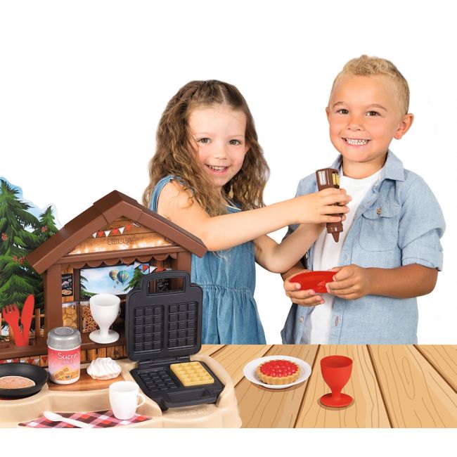 Bucatarie smoby gourmand chalet cu accesorii hubs7600310557