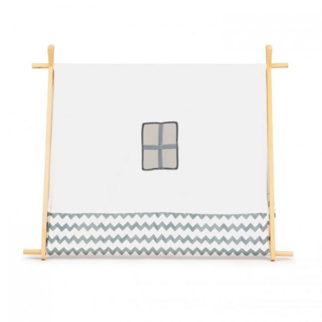 Cort de joaca pentru copii, tip wigwam (indian), cu structura din lemn ecotoys 8111 edeedi8111
